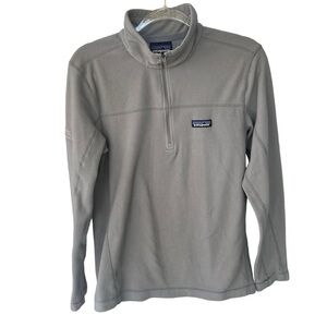Patagonia Worn Wear Micro D Fleece Pullover Gray Small READ